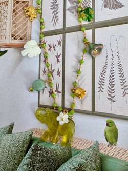 Pondicherry Necklace in Chartreuse