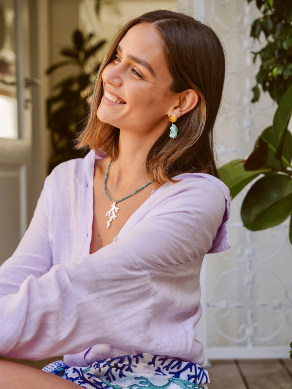 Bougainvillea Café Adriatico Necklace