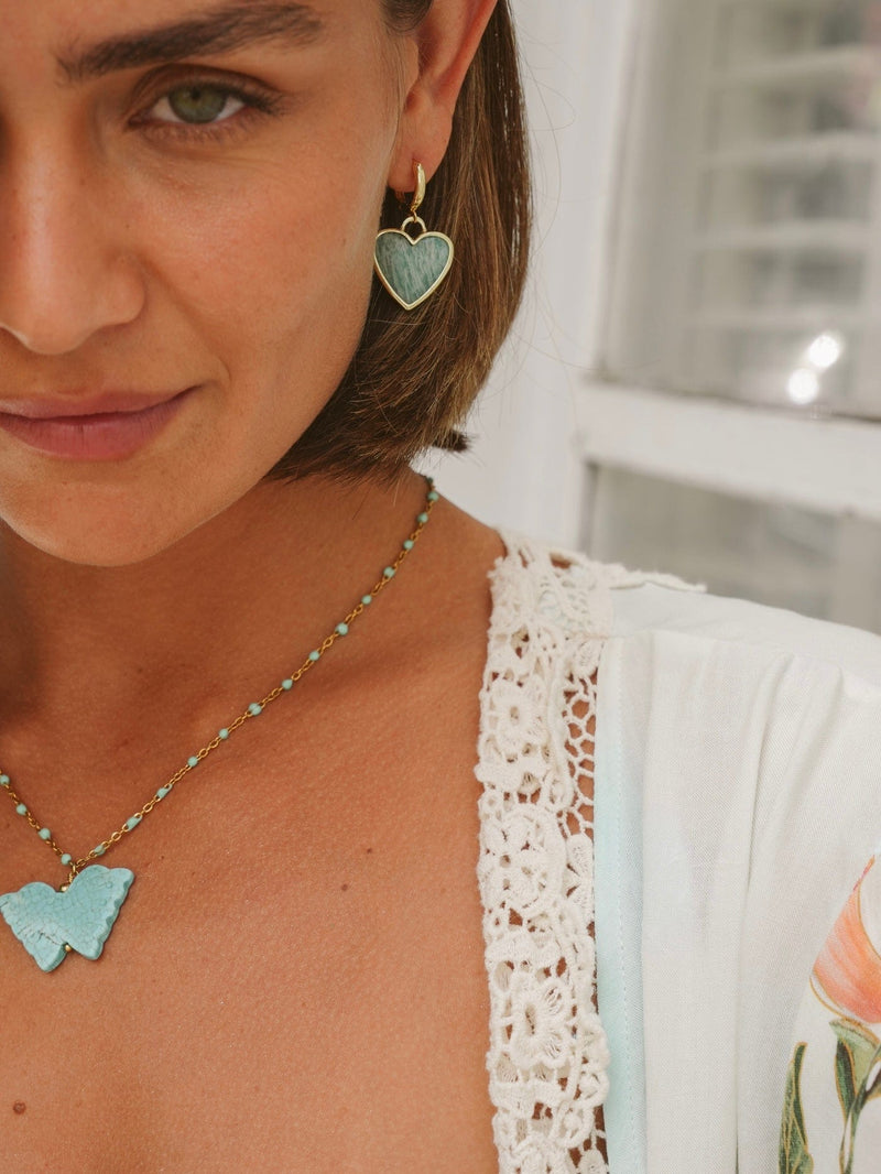 Bougainvillea Café Alegria Earrings