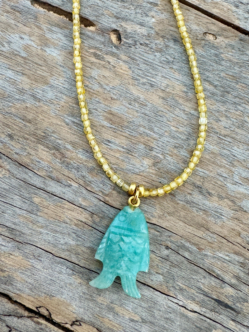 Bougainvillea Café Amazonica Necklace