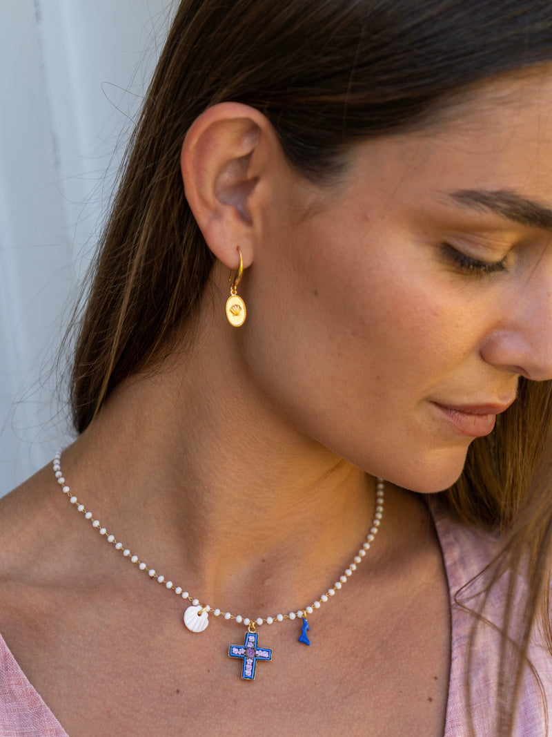 Bougainvillea Café Amici Earrings