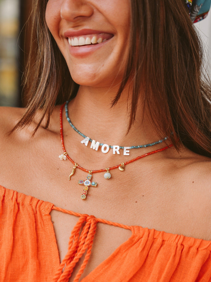 Bougainvillea Café Amore Necklace in Apatite