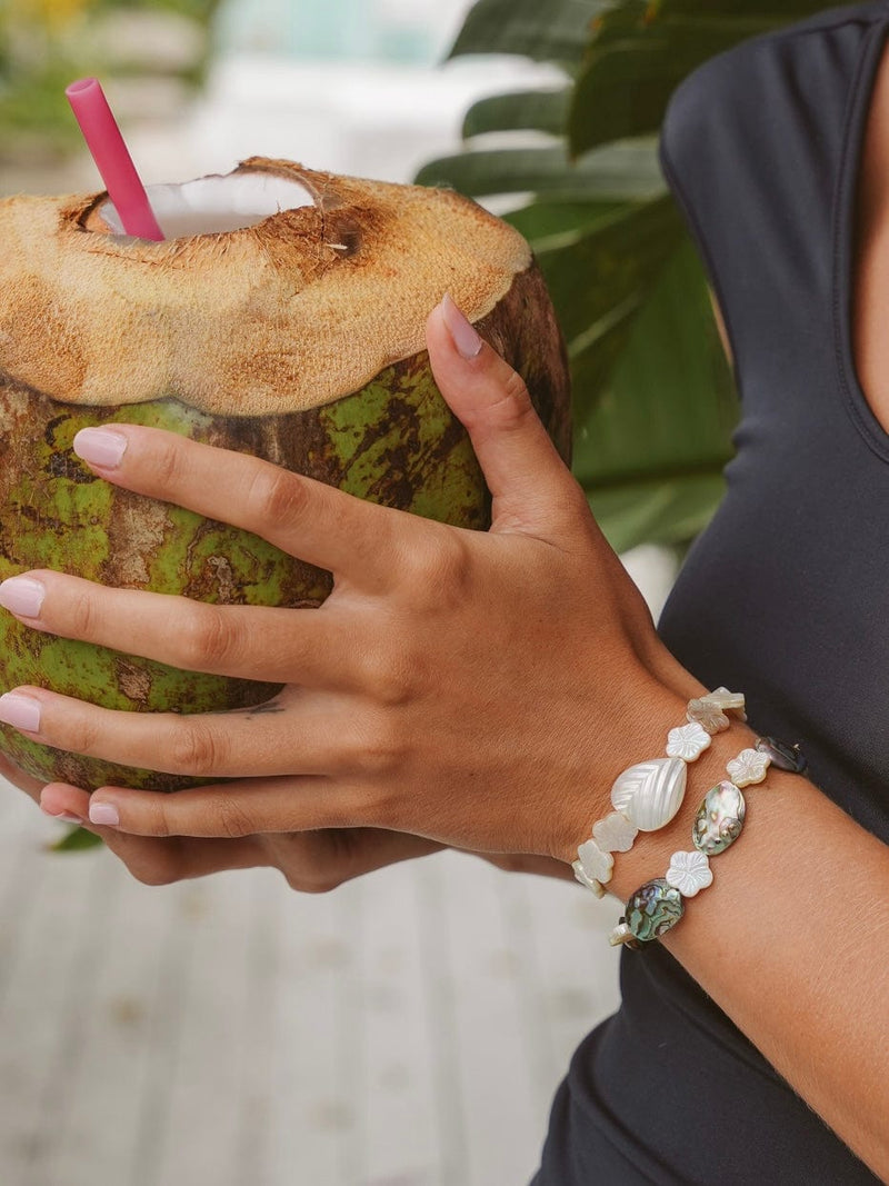 Bougainvillea Café Areia Bracelet