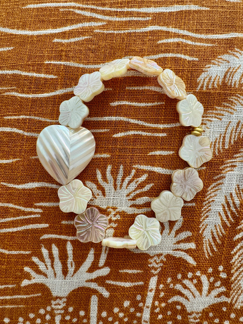 Bougainvillea Café Areia Bracelet