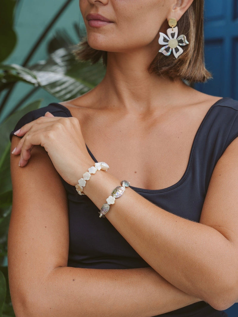 Bougainvillea Café Areia Bracelet