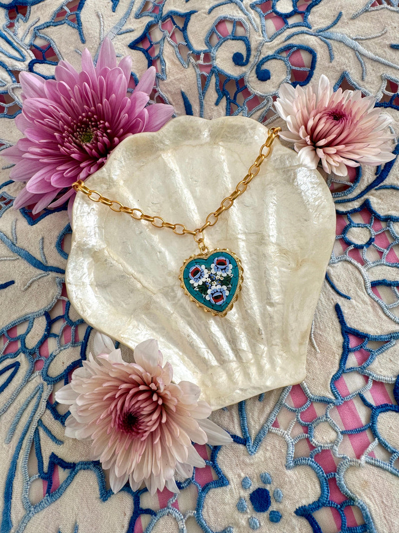 Bougainvillea Café Azzurra Necklace