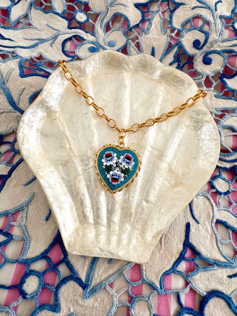 Bougainvillea Café Azzurra Necklace