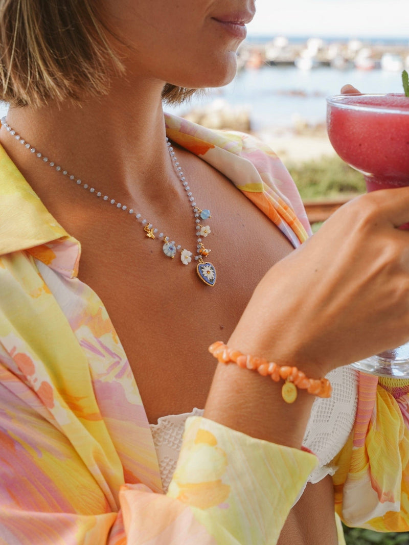 Bougainvillea Café Baia Bracelet