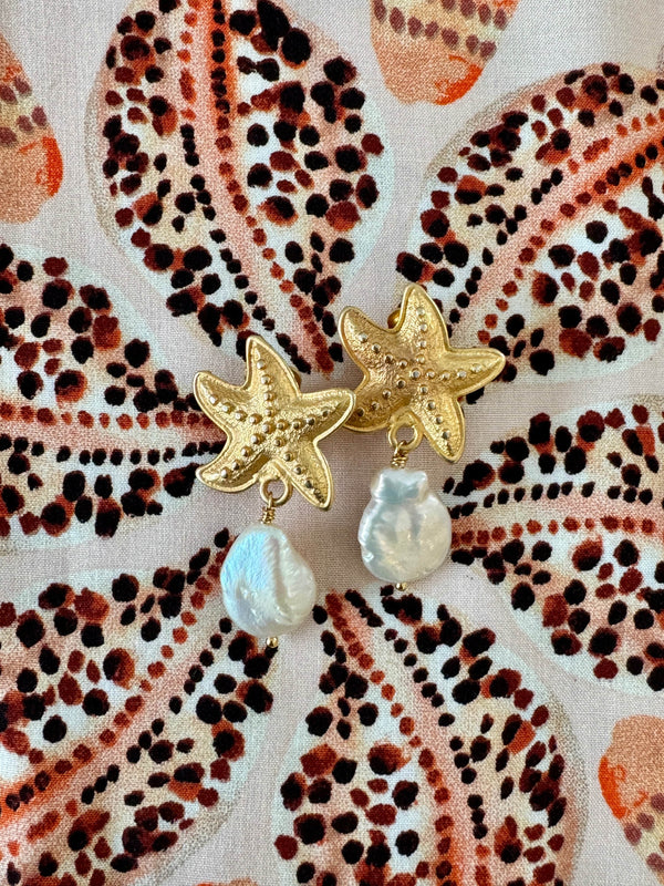Bougainvillea Café Beach Nights Clip On Earrings