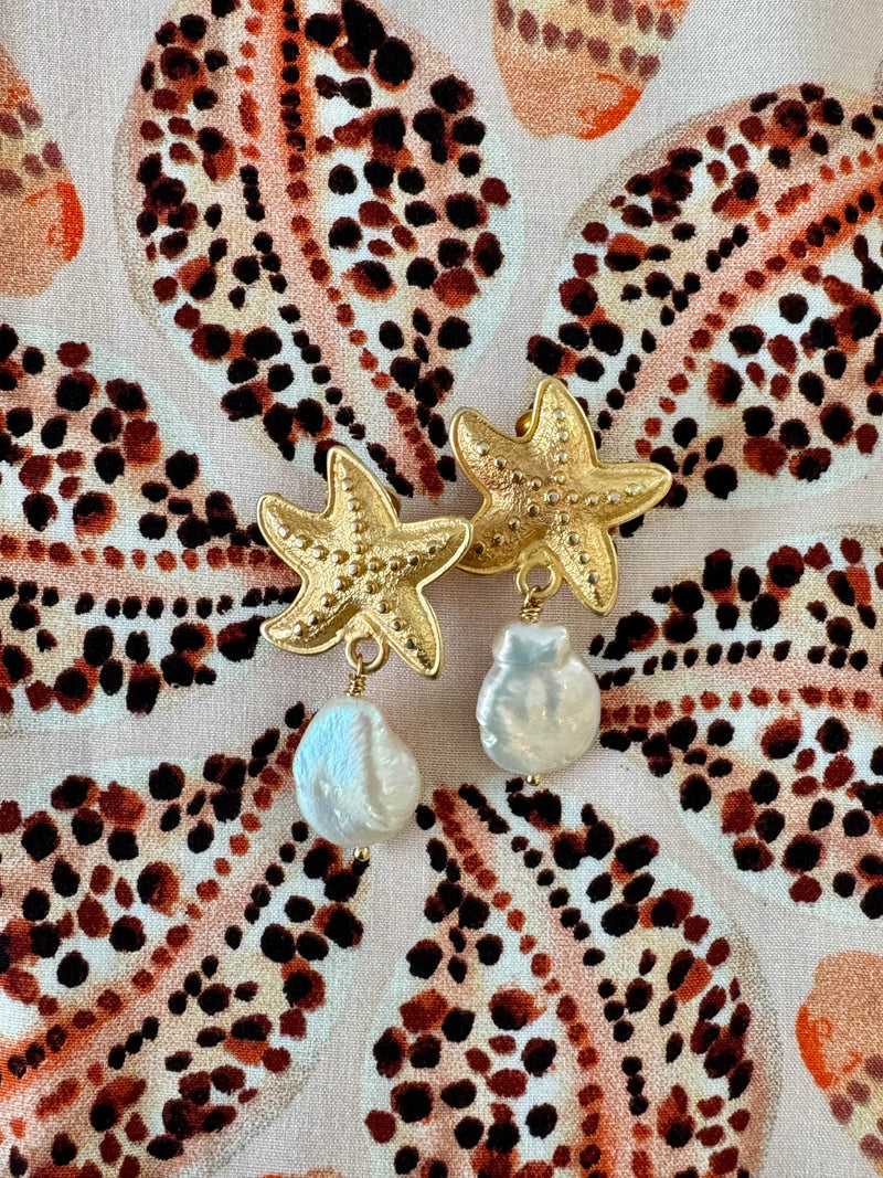 Bougainvillea Café Beach Nights Clip On Earrings