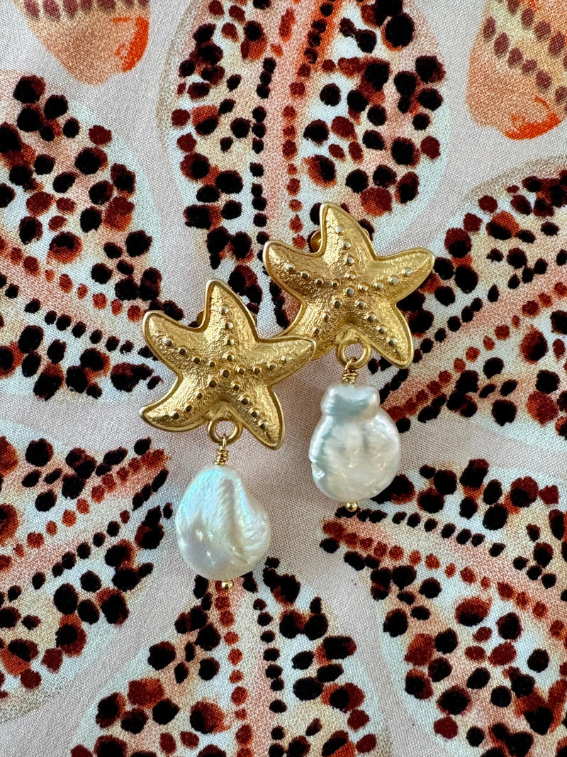 Bougainvillea Café Beach Nights Clip On Earrings