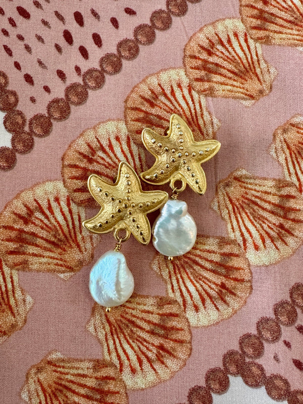 Bougainvillea Café Beach Nights Clip On Earrings