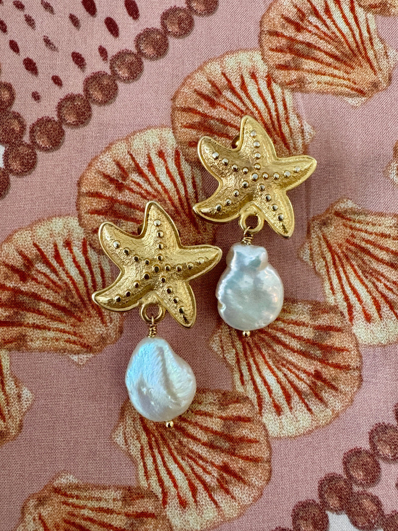 Bougainvillea Café Beach Nights Clip On Earrings
