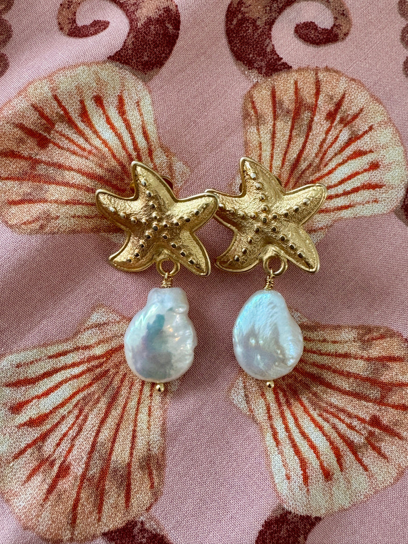 Bougainvillea Café Beach Nights Clip On Earrings