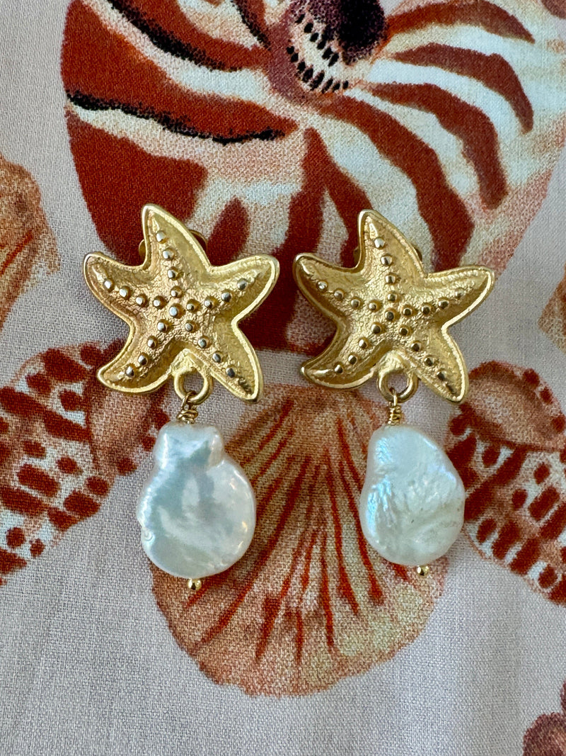 Bougainvillea Café Beach Nights Clip On Earrings
