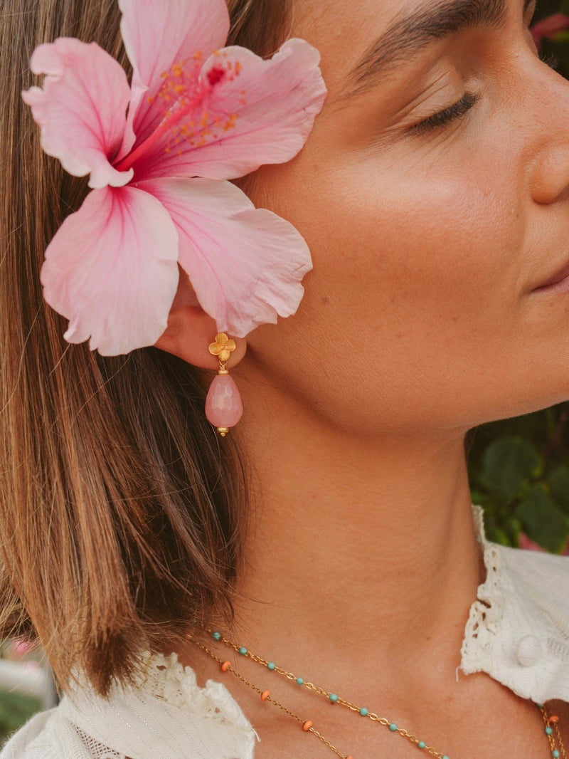 Bougainvillea Café Beija Flor Earrings