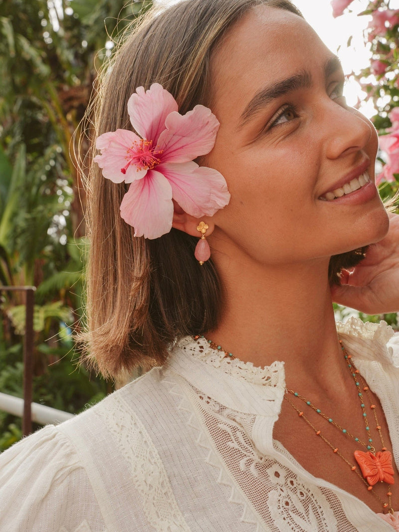Bougainvillea Café Beija Flor Earrings
