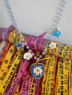 Bougainvillea Café Beleza Necklace