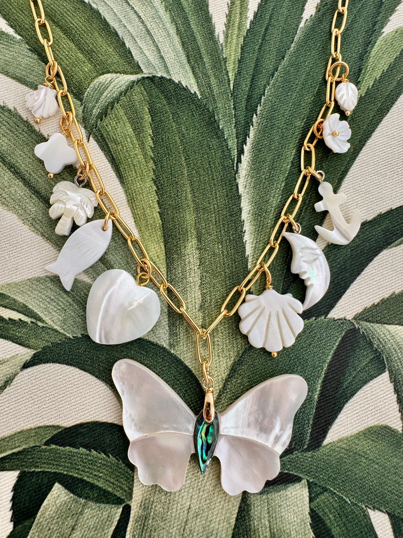 Bougainvillea Café Buzios Necklace