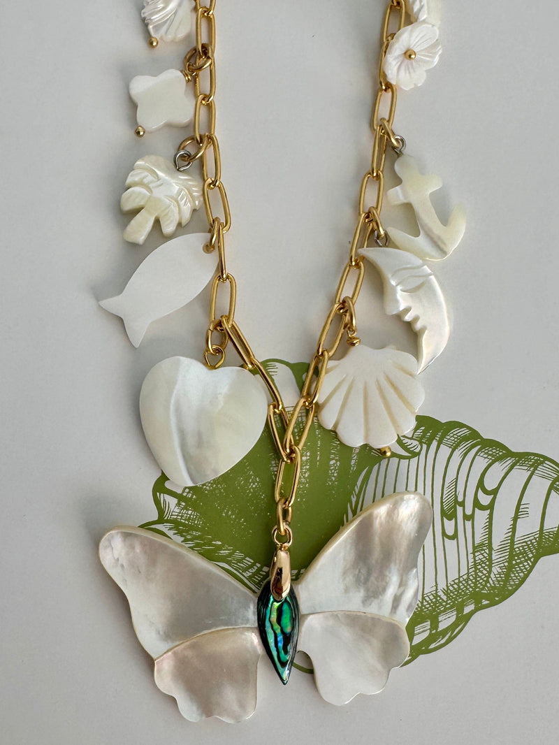 Bougainvillea Café Buzios Necklace