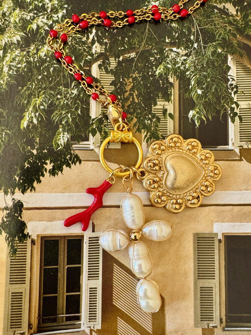 Bougainvillea Café Cacciarella Necklace