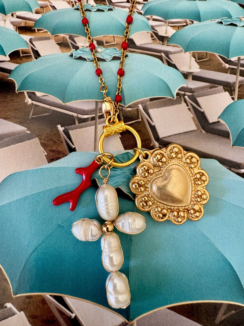 Bougainvillea Café Cacciarella Necklace