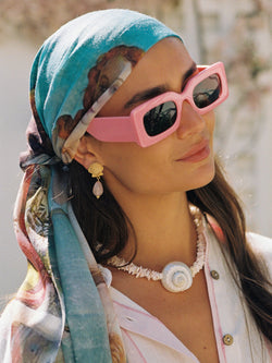 Bougainvillea Café Caletta Necklace