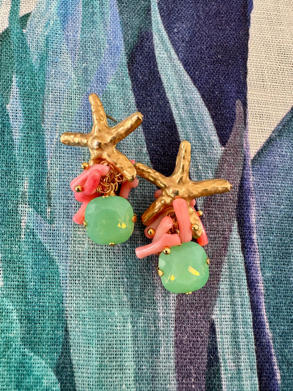Bougainvillea Café Capo Stella Earrings