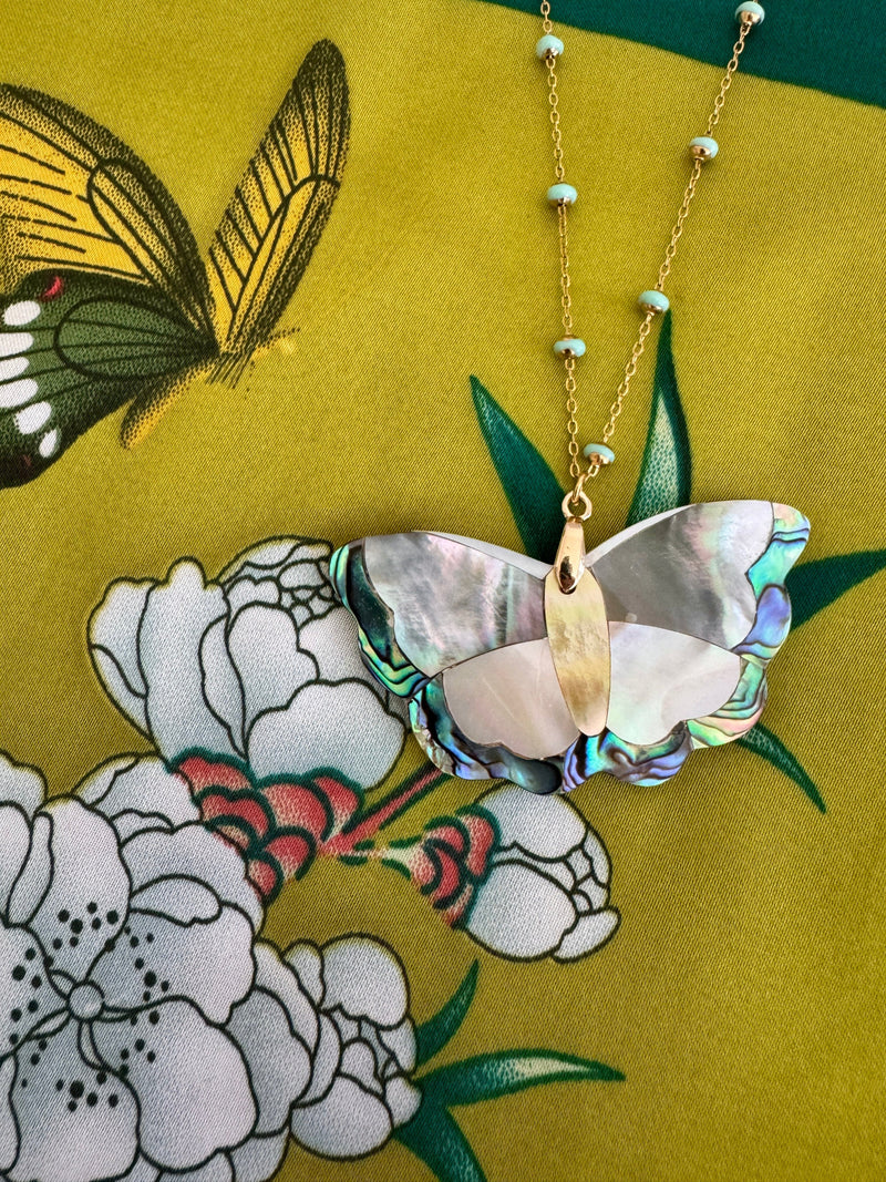 Bougainvillea Café Carioca Necklace