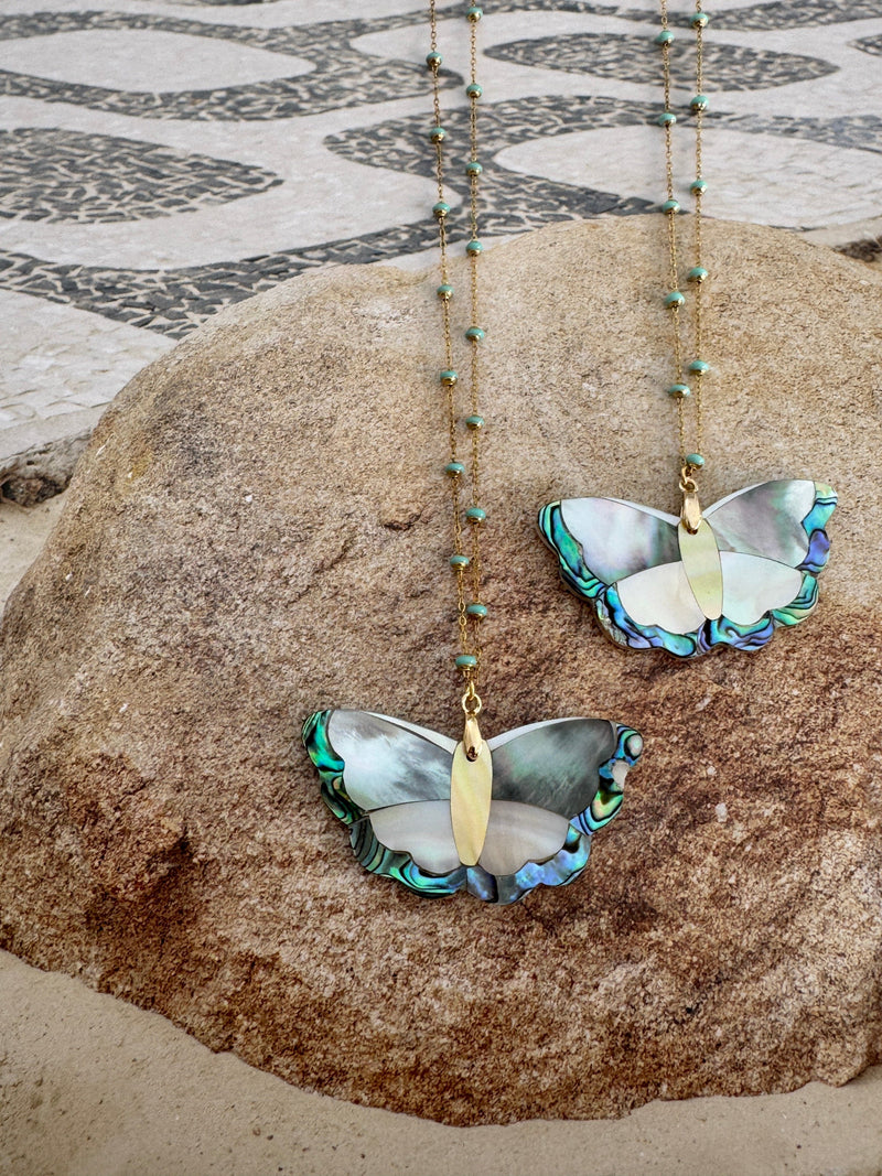 Bougainvillea Café Carioca Necklace