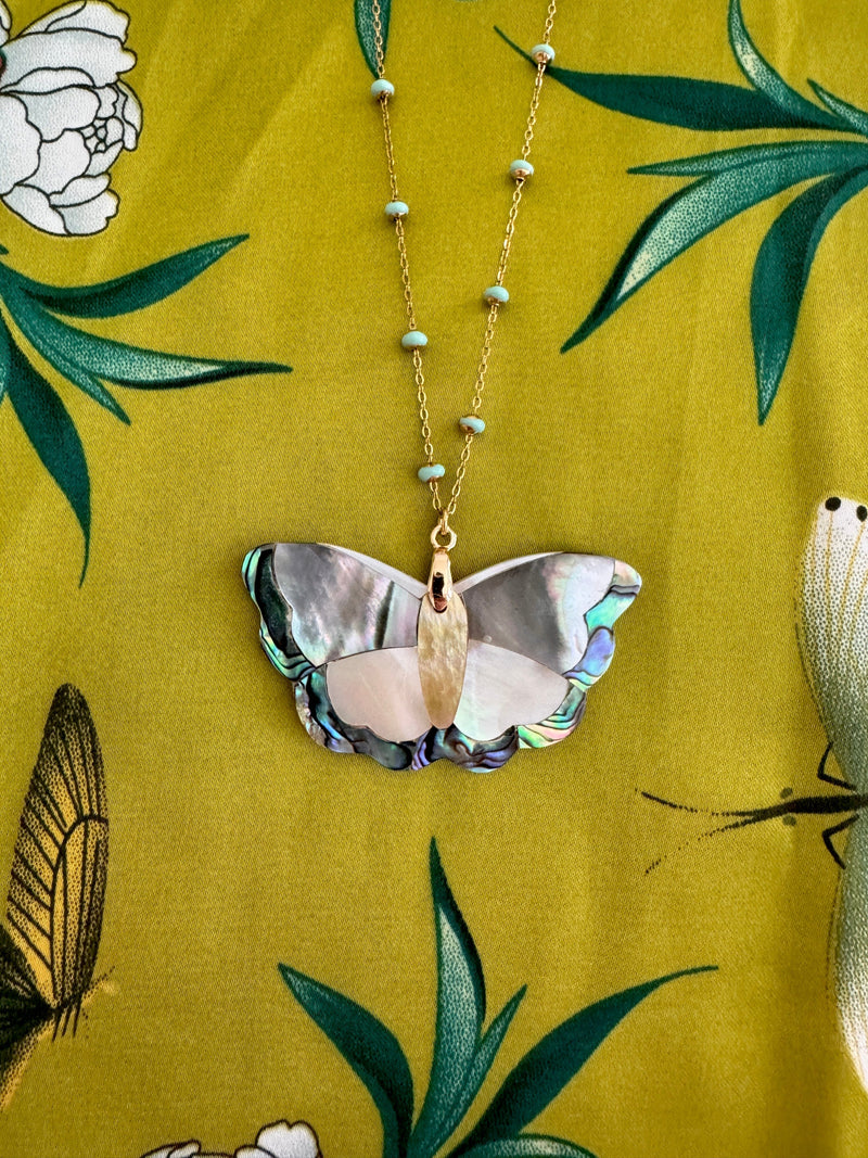 Bougainvillea Café Carioca Necklace