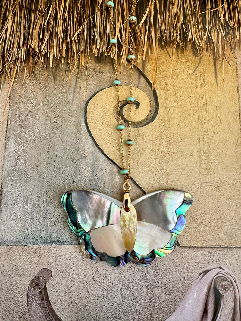 Bougainvillea Café Carioca Necklace