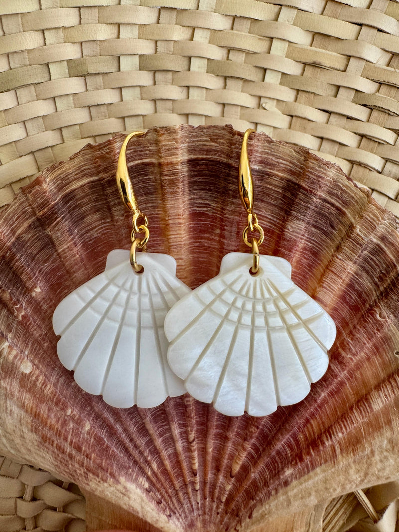 Bougainvillea Café Concha Earrings