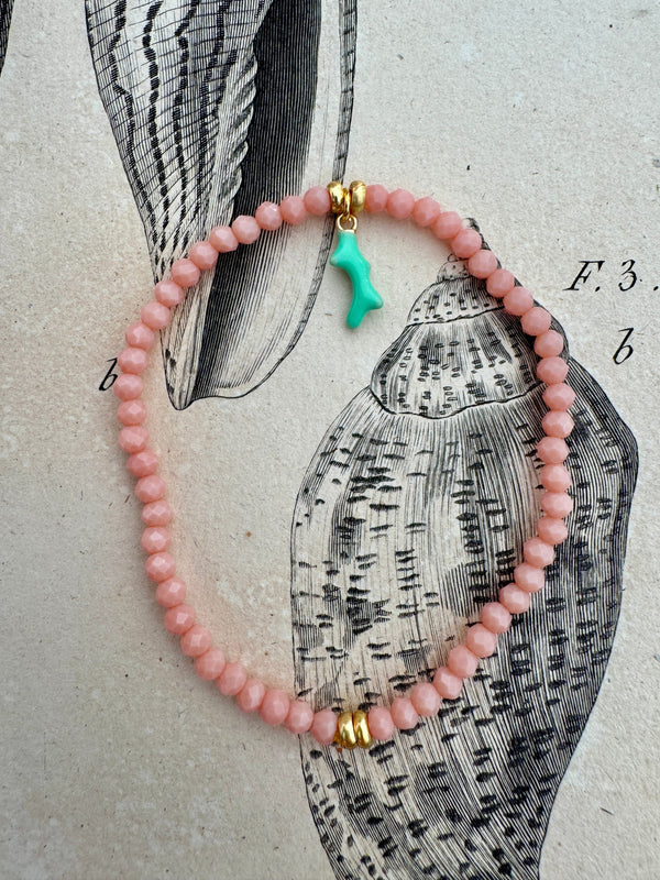 Bougainvillea Café Corallo Bracelet in Pale Pink & Aqua