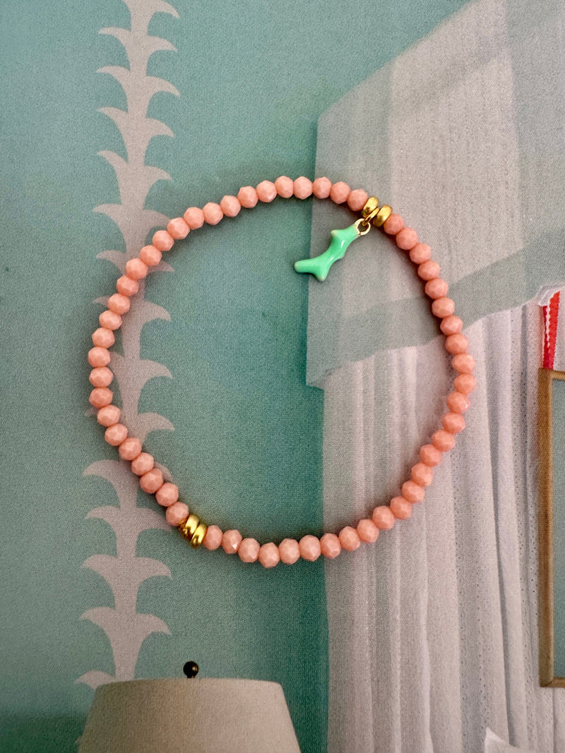 Bougainvillea Café Corallo Bracelet in Pale Pink & Aqua