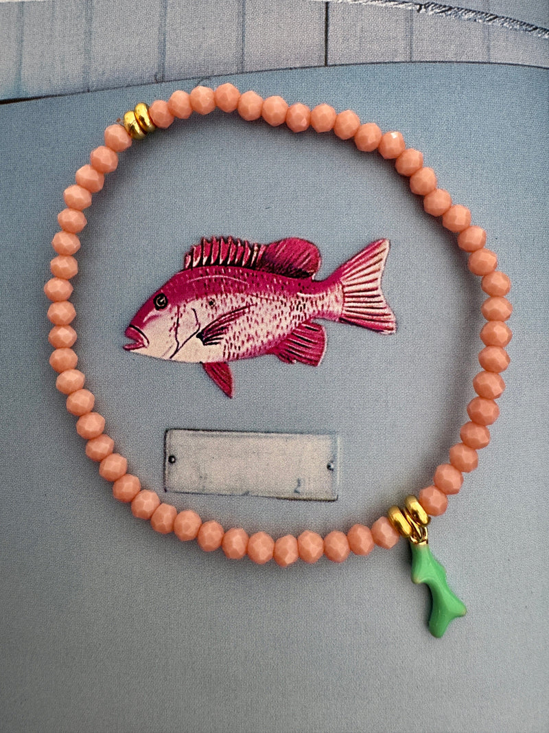 Bougainvillea Café Corallo Bracelet in Pale Pink & Aqua