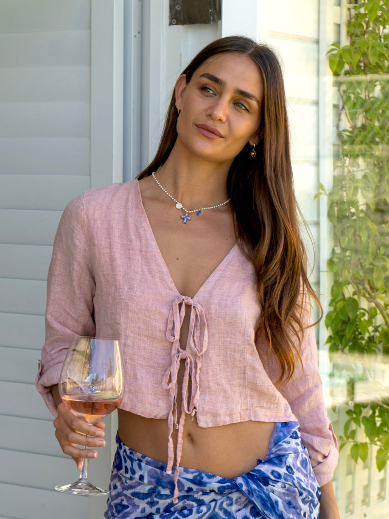 Bougainvillea Café Costiera Necklace