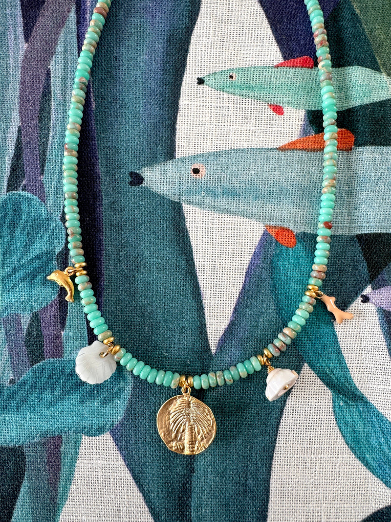 Bougainvillea Café Delfino Necklace