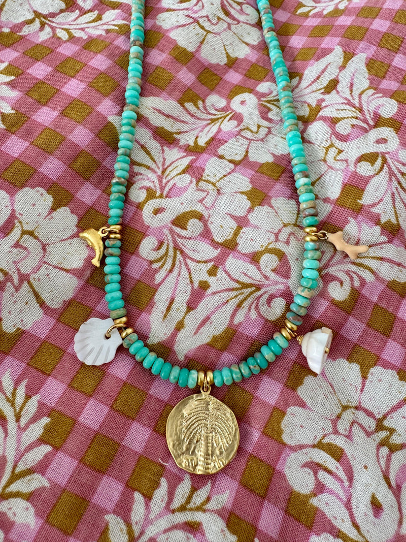 Bougainvillea Café Delfino Necklace