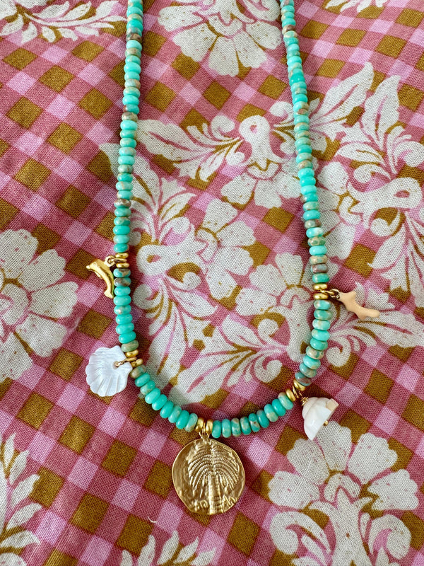 Bougainvillea Café Delfino Necklace