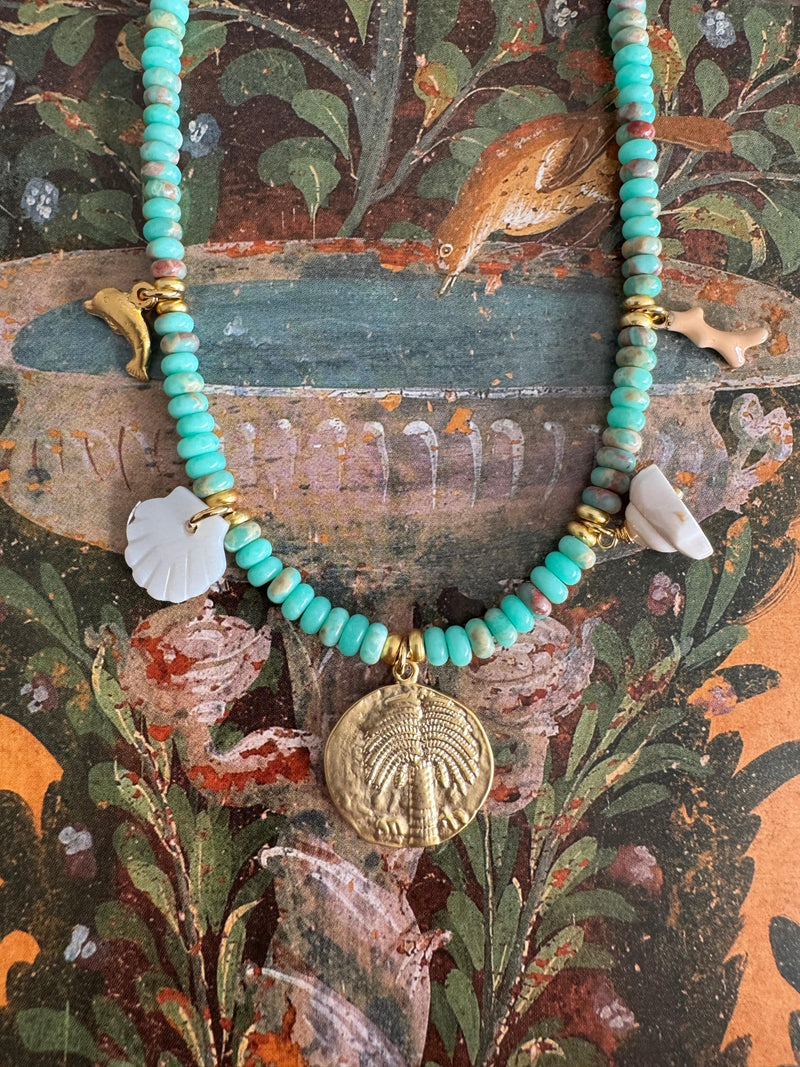 Bougainvillea Café Delfino Necklace