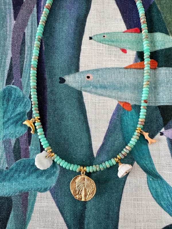 Bougainvillea Café Delfino Necklace