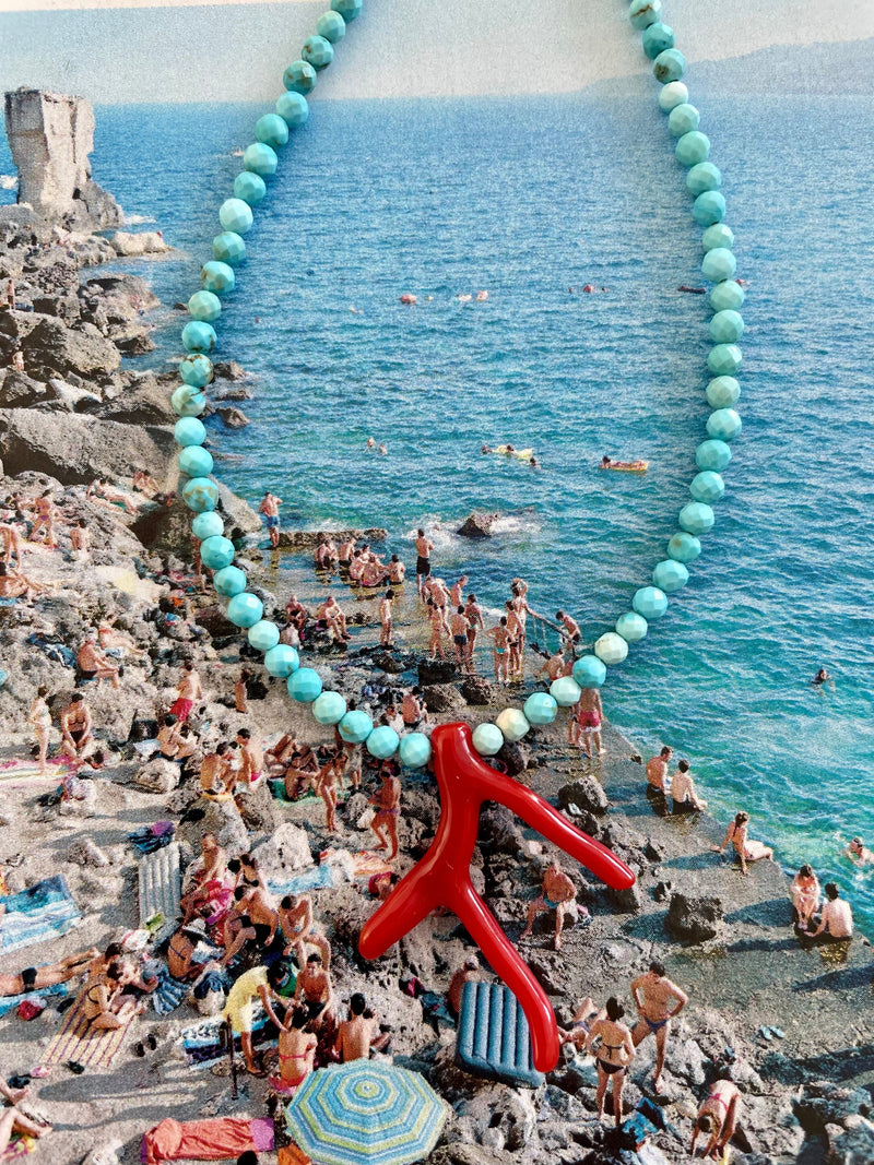 Bougainvillea Café Filicudi Necklace