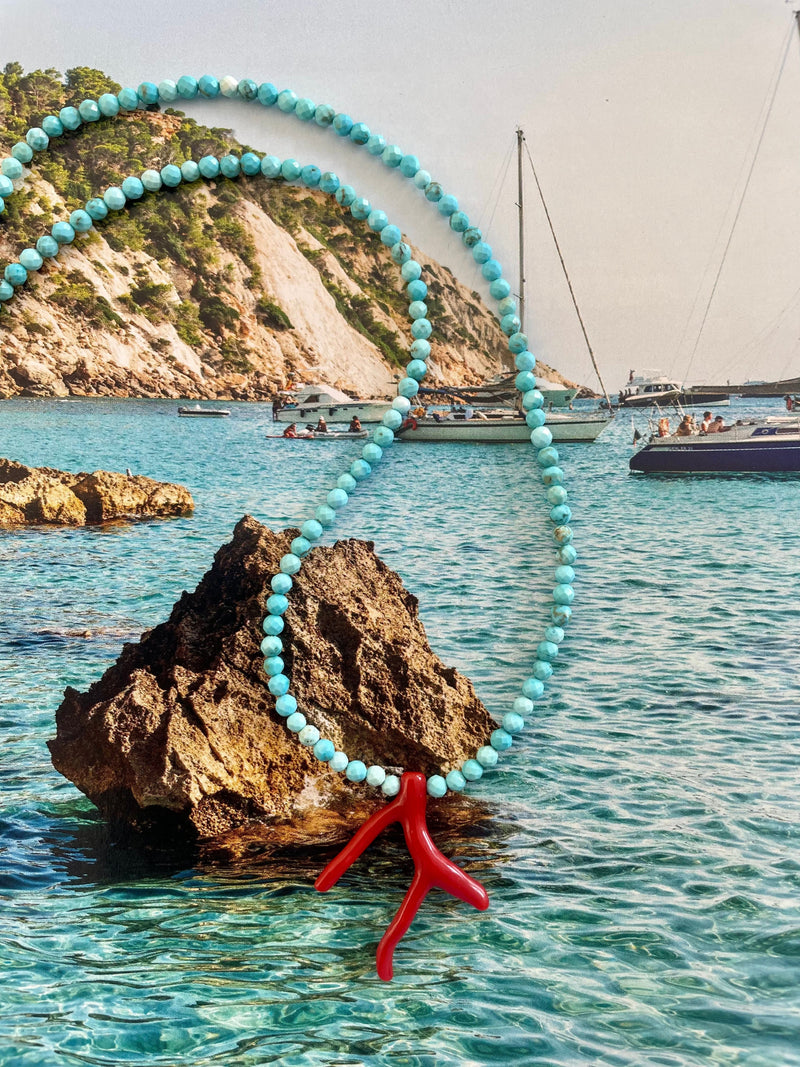 Bougainvillea Café Filicudi Necklace