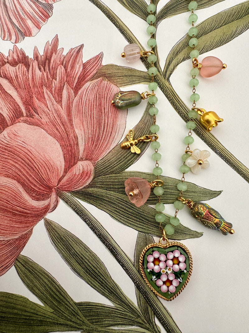 Bougainvillea Café Florian Heart Necklace