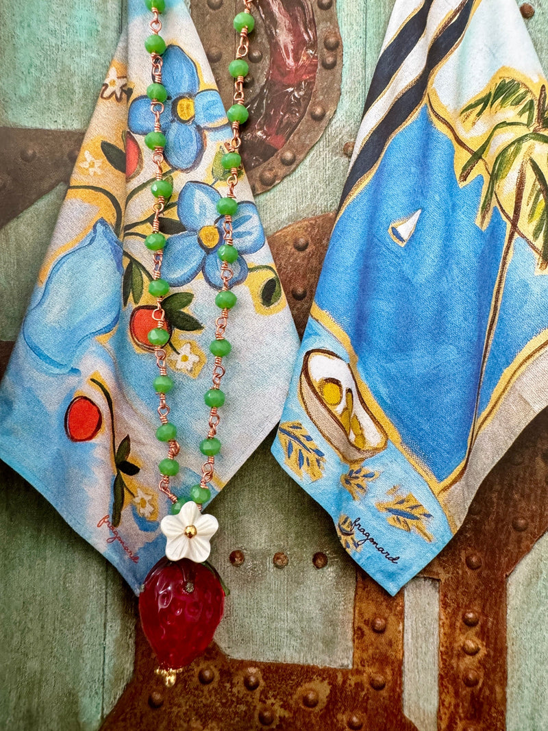 Bougainvillea Café Fragola Necklace