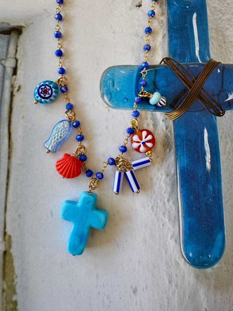 Bougainvillea Café Gaios Necklace