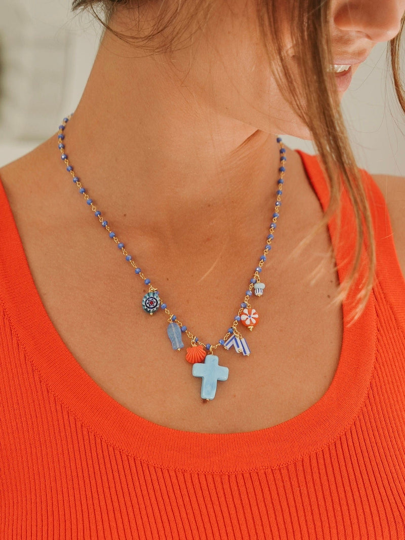 Bougainvillea Café Gaios Necklace