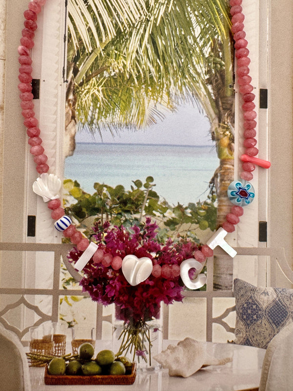 Bougainvillea Café I Love Cape Town Necklace