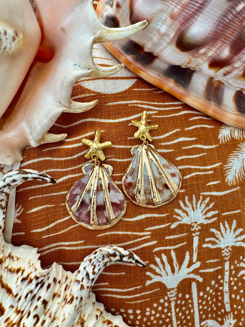 Bougainvillea Café Ilha Bela Earrings